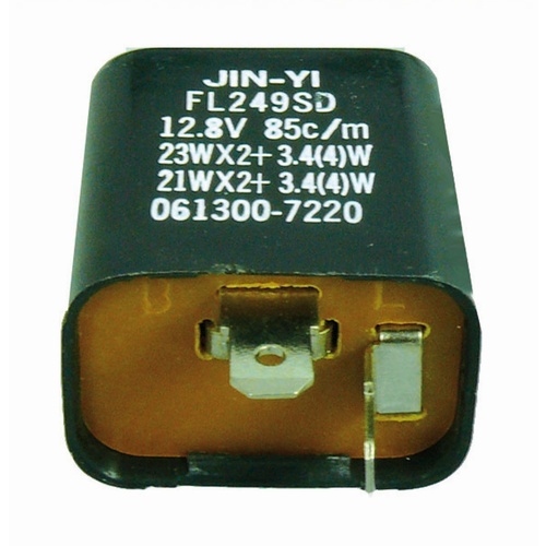 Indicator Relay Flasher Can Unit 12V 2 Pin - 10W for Yamaha Suzuki Kawasaki