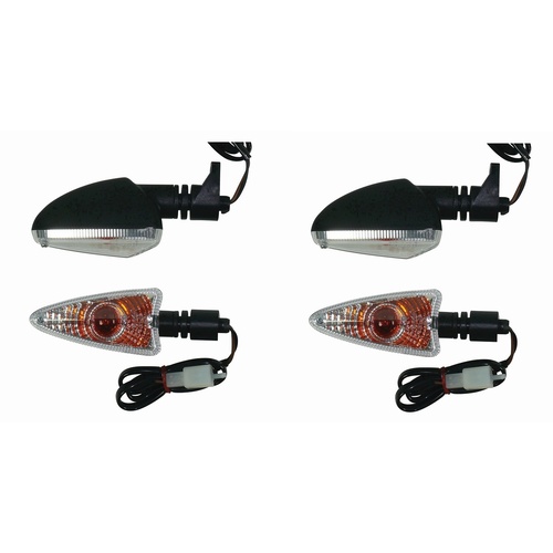 Indicator Kit | Four | Front & Rear | for Ducati 1100 S Hypermotard 2007 To 2009