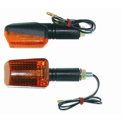Custom Cafe Racer Scrambler Pair Motorcycle Indicators Mini GSXR Long Stem Style