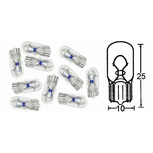 One 12V 10W Wedge Bulb Suit IU15