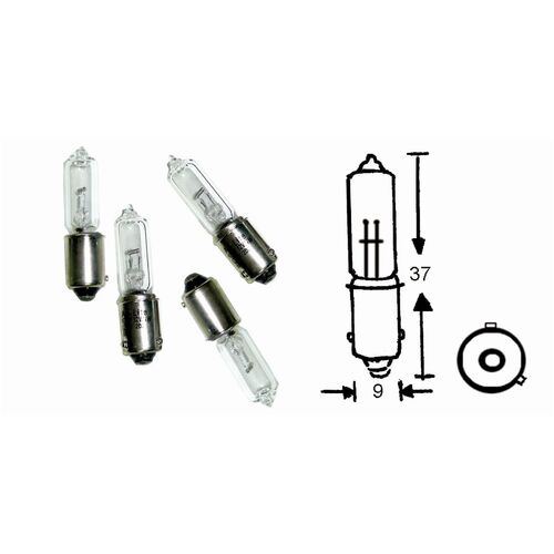 2V-21W Clear Bulb To Suit IU30 (4 Packet)