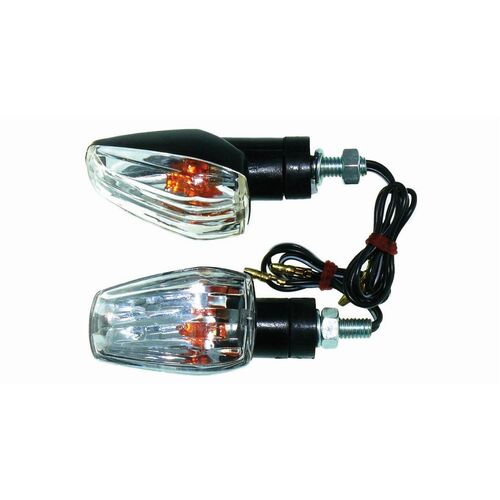 Cubic Mini Indicator Clear Lens Amber Bulb R/H