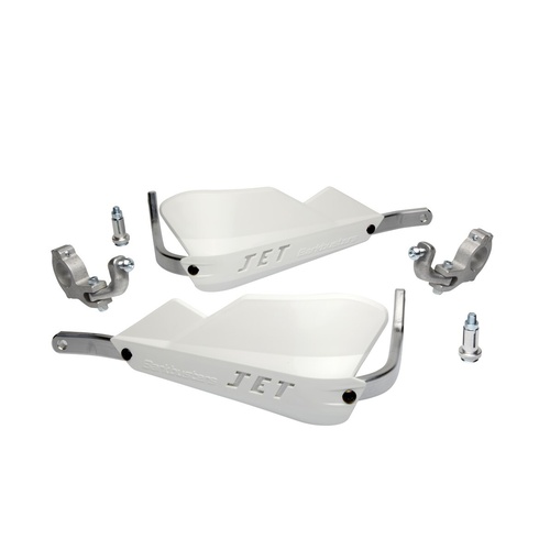 WHITE Barkbusters JET Guards for Beta RR 400 to 2012