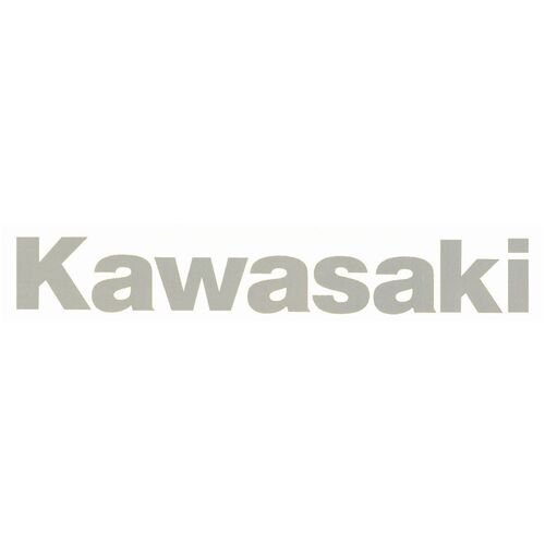 One Kawasaki Sticker Silver 