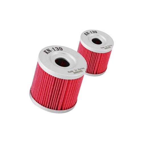 K&N Oil Filter KN-138 Two Pack for Suzuki DR-Z400E | DR-Z400S | DR-Z400Sm