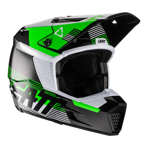 LEATT 22 HELMET MOTO 3.5 JR BLK V22 (MD)