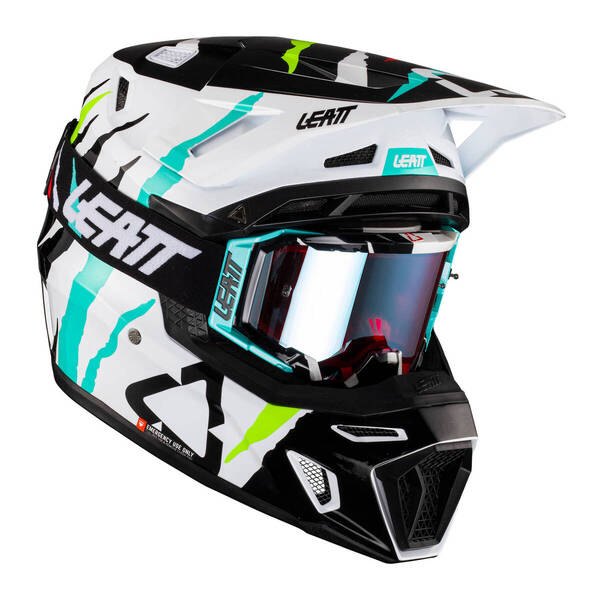 Leatt 2023 8.5 Helmet & Goggle Kit - Tiger (L)