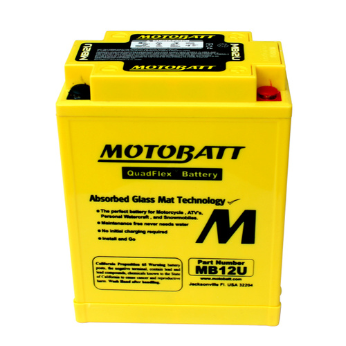 12V 160 CCA Glass Mat Battery for Yamaha SR250 1980 to 2001