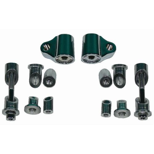 Bar End Mirror Bracket Chrome 3 In 1 