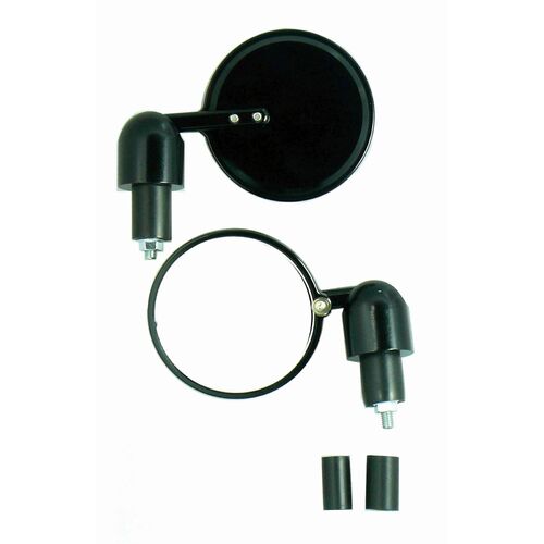 Alloy Bar End Mirror Black