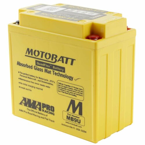 12V 140 CCA Glass Mat Battery for Cagiva Mito Evolution 1994 to 2008