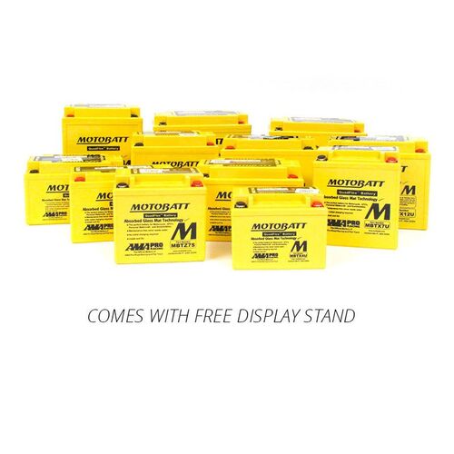 Motobatt STARTER PACK CORE 12 BATTERIES