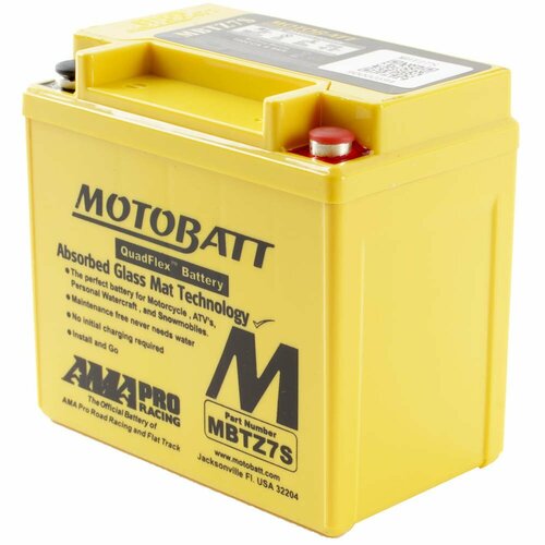 12V 100 CCA Glass Mat Battery for BETA RR525 4T 2005 to 2009