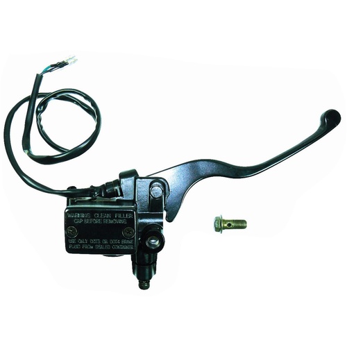 AFTERMARKET FRONT BRAKE MASTER CYLINDER INCLUDE LEVER AND BRAKE SWITCH 1/2" SIZE