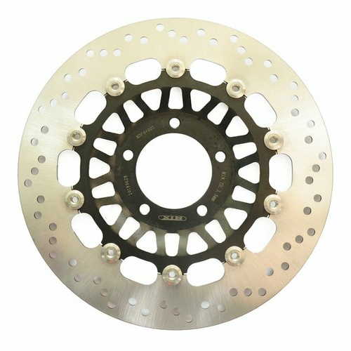 Front Floating Brake Disc Rotor Black for Triumph SPEED TRIPLE 955 2002 to 2004