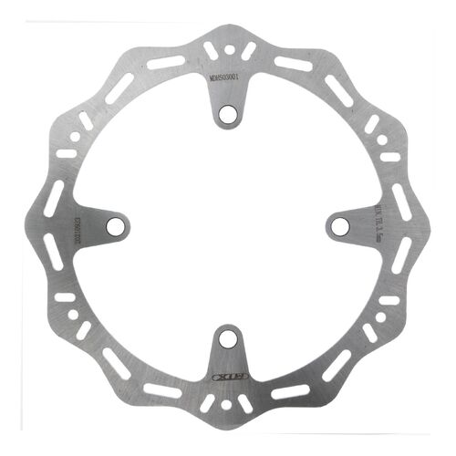 MTX Hornet Brake Disc Solid Wave Type - Rear for Kawasaki KX125 2003 to 2008