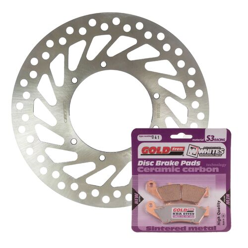 BRAKE ROTOR & PAD FRONT KIT - HON CRF450X 05-16