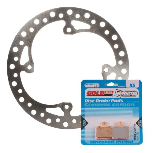 BRAKE ROTOR & PAD REAR KIT - KTM 85 SX 11-19