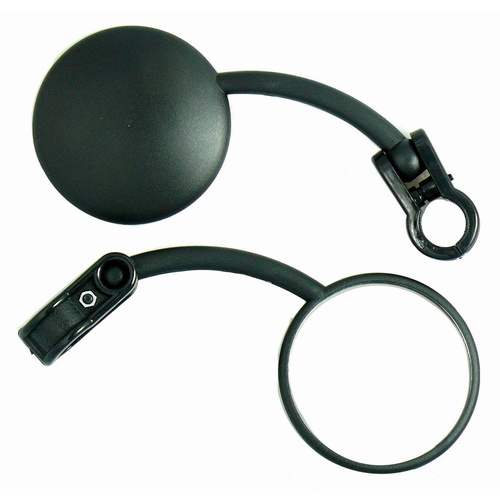 Enduro Mirror Set | Fold Down | for Suzuki DR125 DR200 DF200 TROJAN DR250 DRZ250