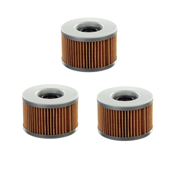 Moto-Filter 3 OIL FILTERS for Honda CB450S 1986 1987 1988 1989 1990