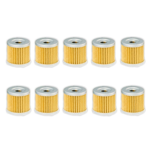 TEN (10) PACK OIL FILTERS for SUZUKI LTA450X KING QUAD 4X4 2007 2008 2009