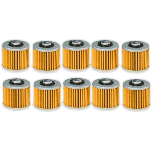 TEN (10) PACK OIL FILTERS for Yamaha XV750 1981 to 1983 | XV750 VIRAGO 1995 to 1998