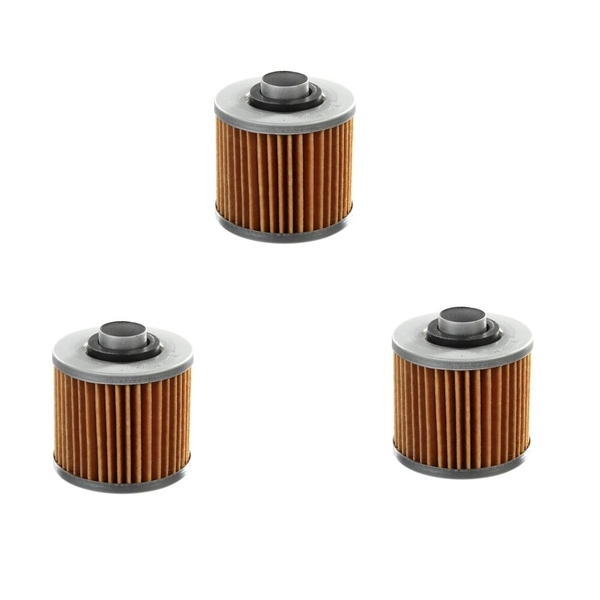 3 OIL FILTERS for Yamaha XV1100 VIRAGO 1986 to 1998 | XVS1100 V-STAR 1999 to 2009