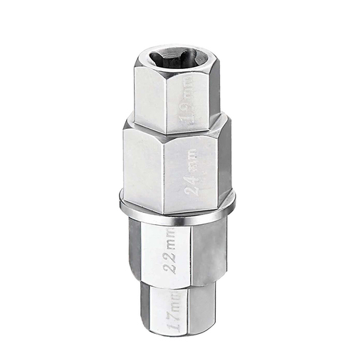 Motorcycle Enduro Off Road 4-In-1 Hex Axle Tool 17, 19, 22, 24mm