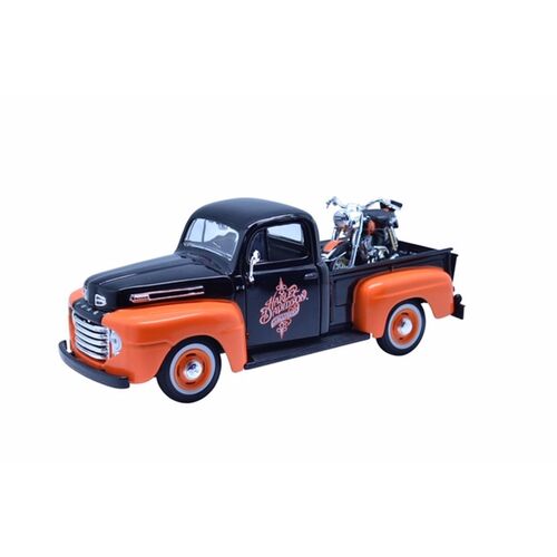 1.24 Ford F-1 Pick Up 48 Duo Glide 58 Model Toy