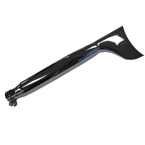 MUFFLER D-06-CLASSIC FISH TAIL-CHR LFT/RHT 24"(ID:38-45mm)