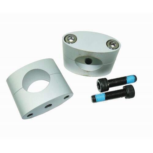 Taper Bar Clamps 31.8MM Silver 
