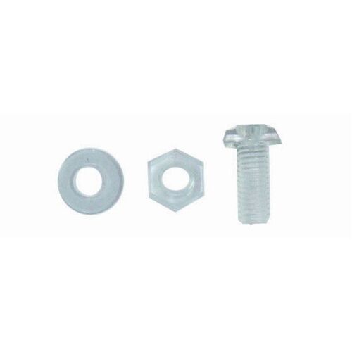 Nylon Screws Natural (20 Card)