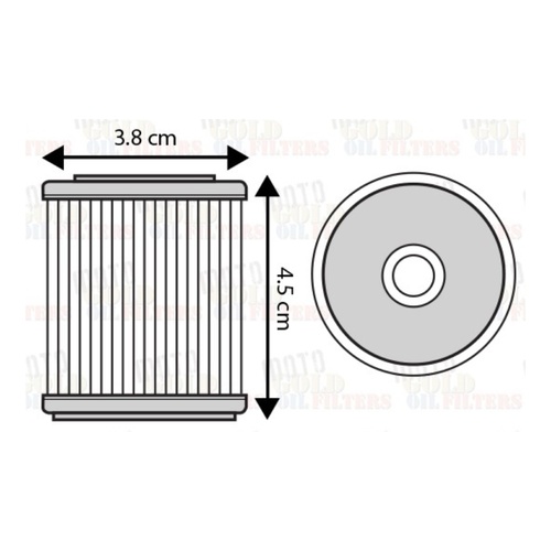 Moto Gold Oil Filter