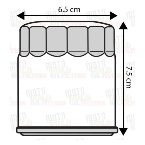 Moto Gold Oil Filter