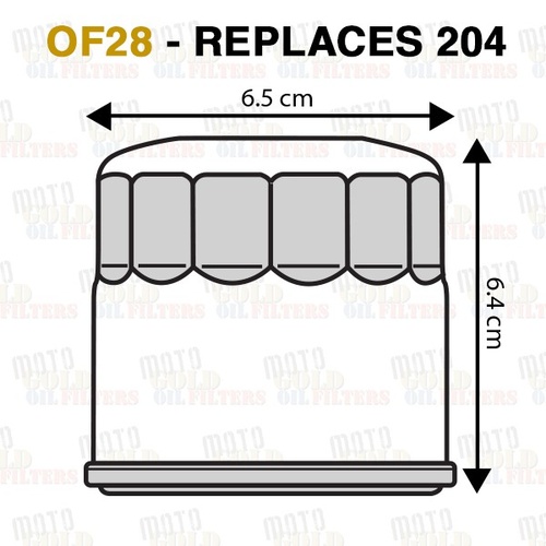 Moto Gold Oil Filter