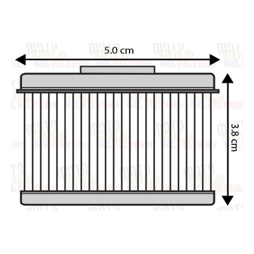 OIL FILTER for HONDA TRX400EX 4X2 1999 to 2005 | Sportrax 2005 to 2014