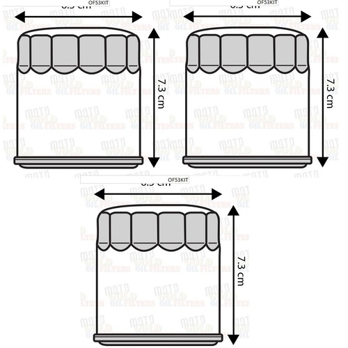 3 OIL FILTERS