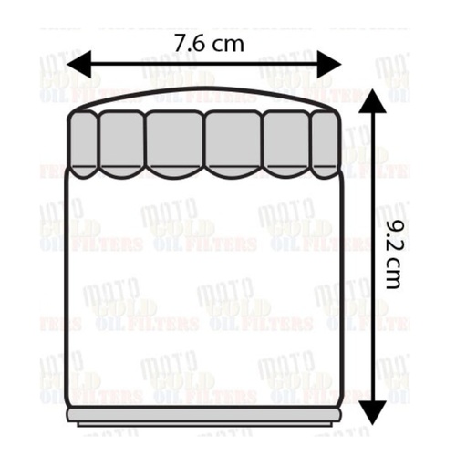 Moto Gold Oil Filter