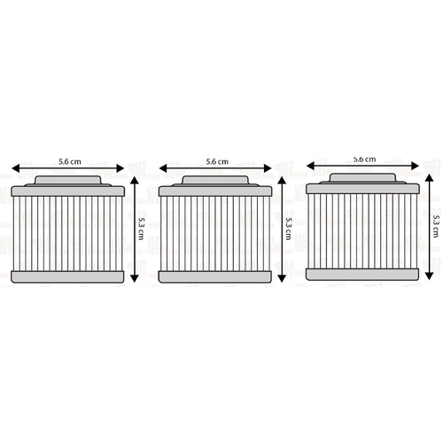 3 OIL FILTERS