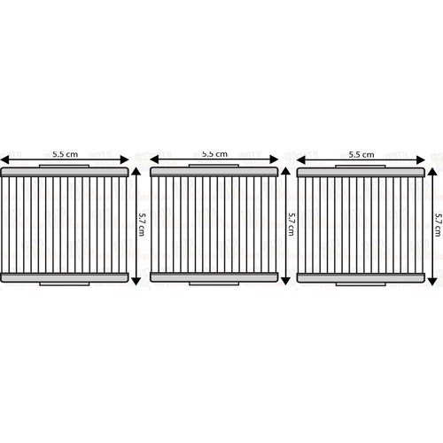 AFTERMARKET OIL FILTER for Kawasaki KLR250 1985 to 2007 | KLX250 1979-1982 (3 PACK)