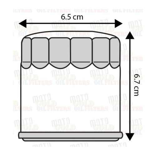 Moto Gold Oil Filter