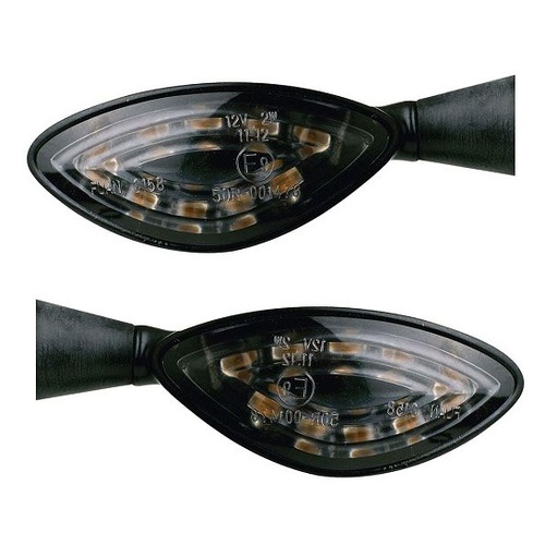 OXFORD EYESHOT LED Indicators | Black |  Legal | Cafe Racer | Scrambler | Custom