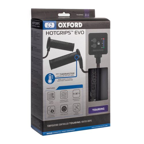 Oxford Evo Touring Heated Grips Kit | Intelligent Heat Controller