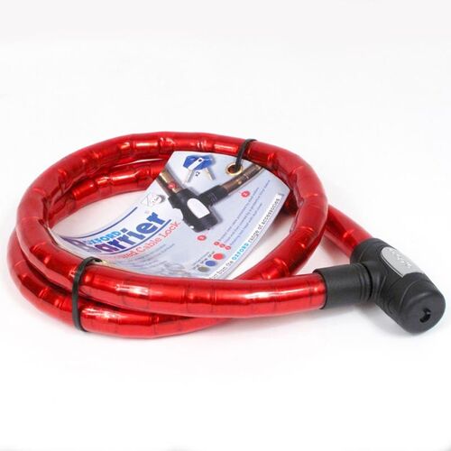 Oxford Barrier Armoured Cable 1.4M x 25mm Red