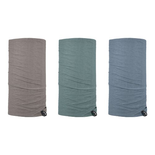 Oxford Comfy Neck Scarf Gaiter Tube GRY/TAUPE/KHAKI 3 Pack