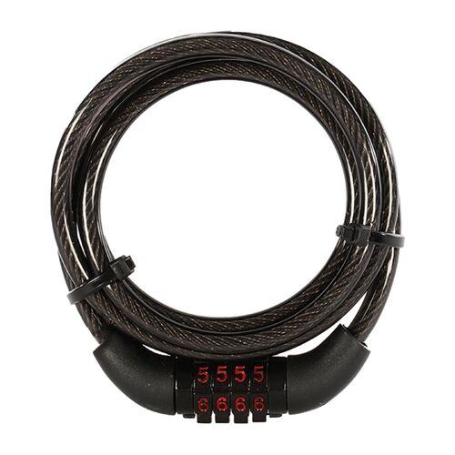 Oxford Combi6 Combination Lock 6mm x 1500mm For Motorbike or Bicycle
