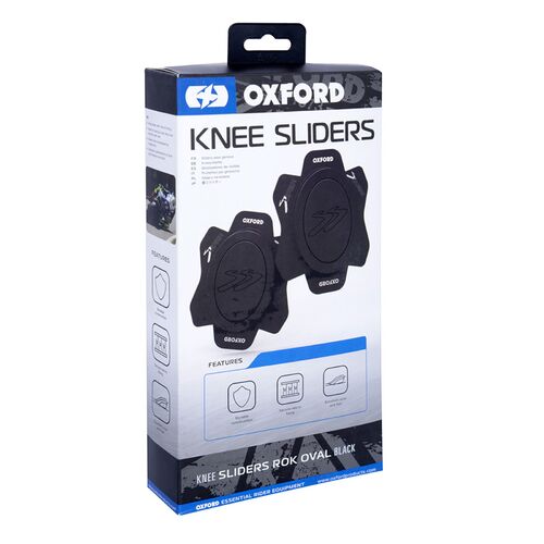 Oxford ROK Oval Knee SliderS Black PR