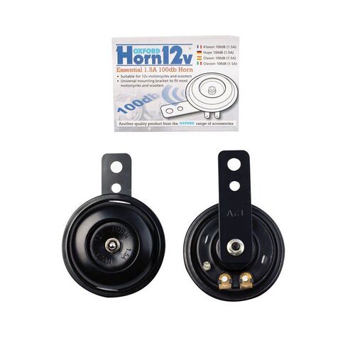 Oxford 12 VOLT HORN Black 