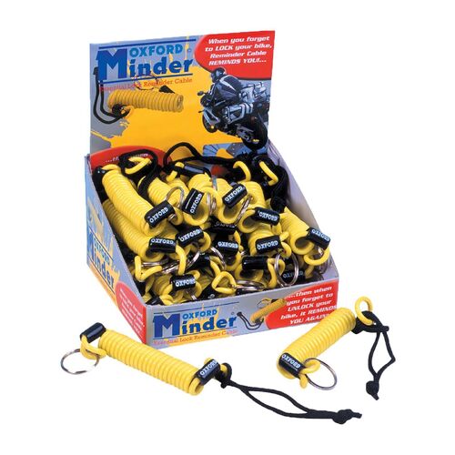 Oxford Disc Lock Reminder Cable (Box of 25)   For Motorbike 