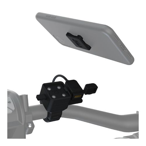 Oxford CLIQR USB Handlebar Mount for Motorcycle Motorbike